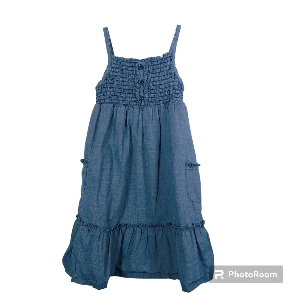 Navy Blue Faded Glory Sundress with Pockets